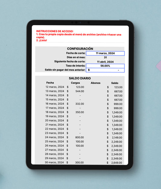 Calculadora de Intereses de Tarjetas de Crédito